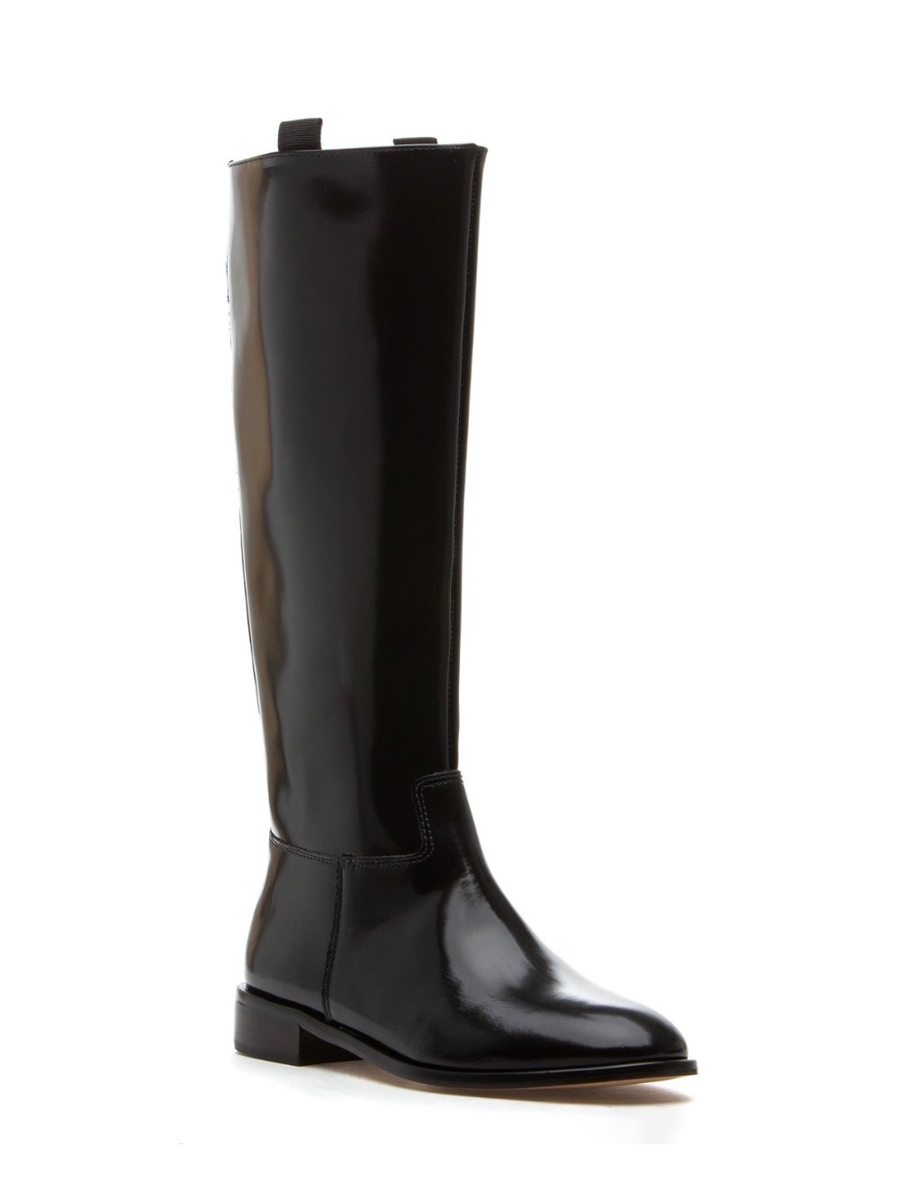 Giselle Black Box Leather Over-the-Knee Riding Boots